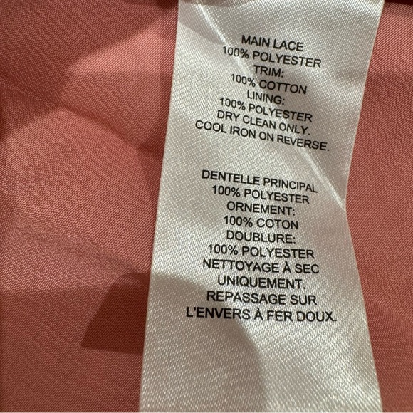 Self-Portrait | Lace Frill Asymmetric Cold-Shoulder Fit & Flare Pink Mini Dress - Picture 16 of 16